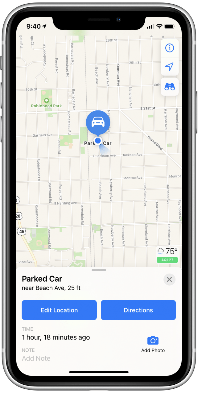 Find Your Parked Car on iPhone with Apple Maps (2022)