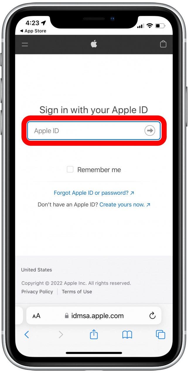 report a problem apple id