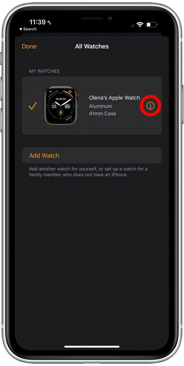 Remove apple best sale watch from phone