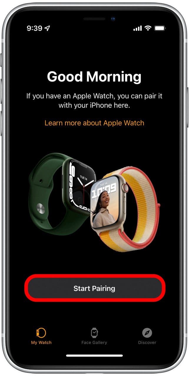 Apple watch app online not pairing