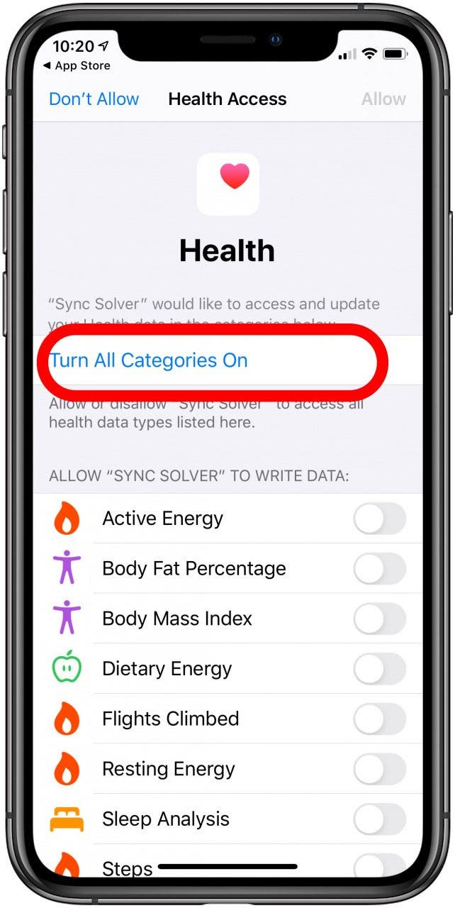 connect apple health to myfitnesspal