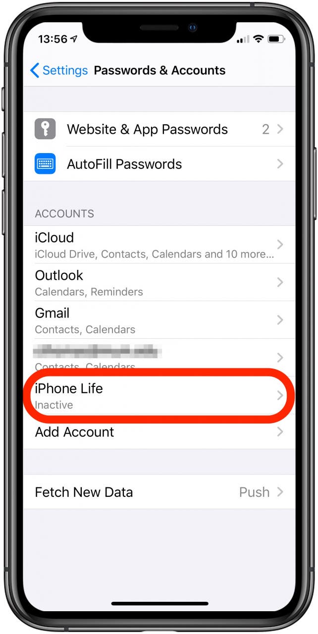 adding email to iphone 7