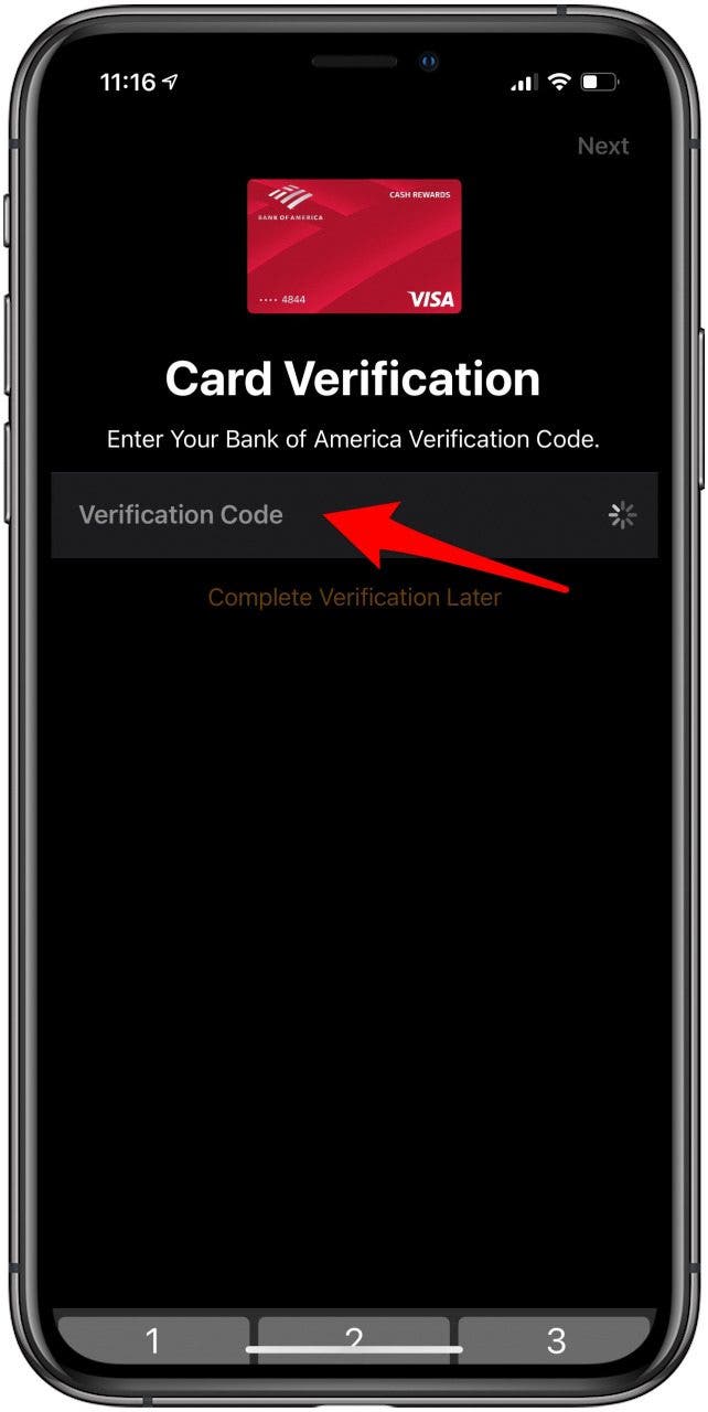 If you use your phone number to verify, it will add the code automatically.