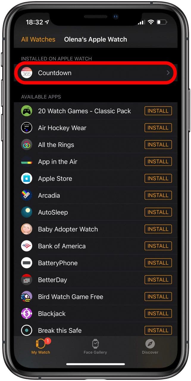 How to erase online apps on apple watch