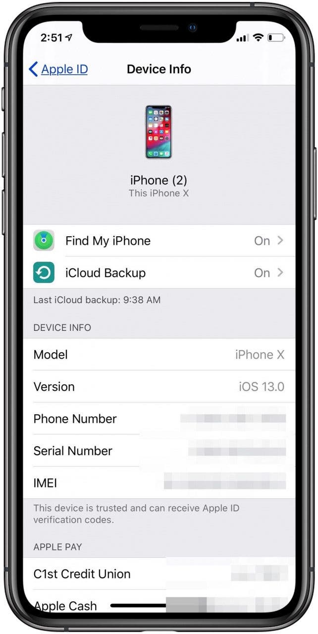find apple id with imei free