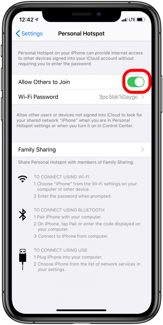 Share WiFi connection