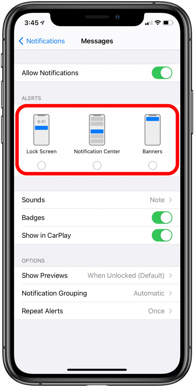 how to turn off imessage background