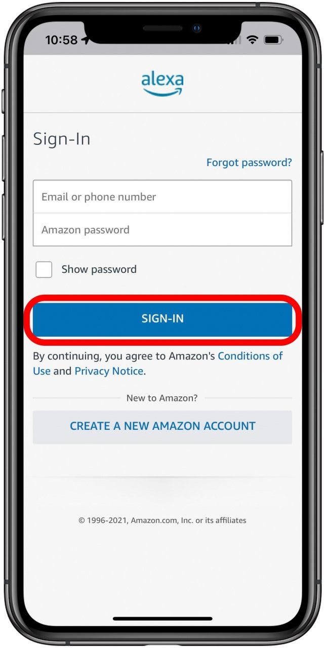 Connecting alexa to sales iphone