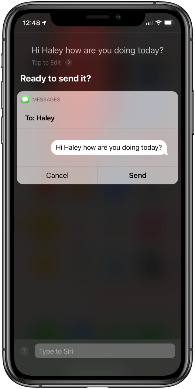 using voice to text on iphone