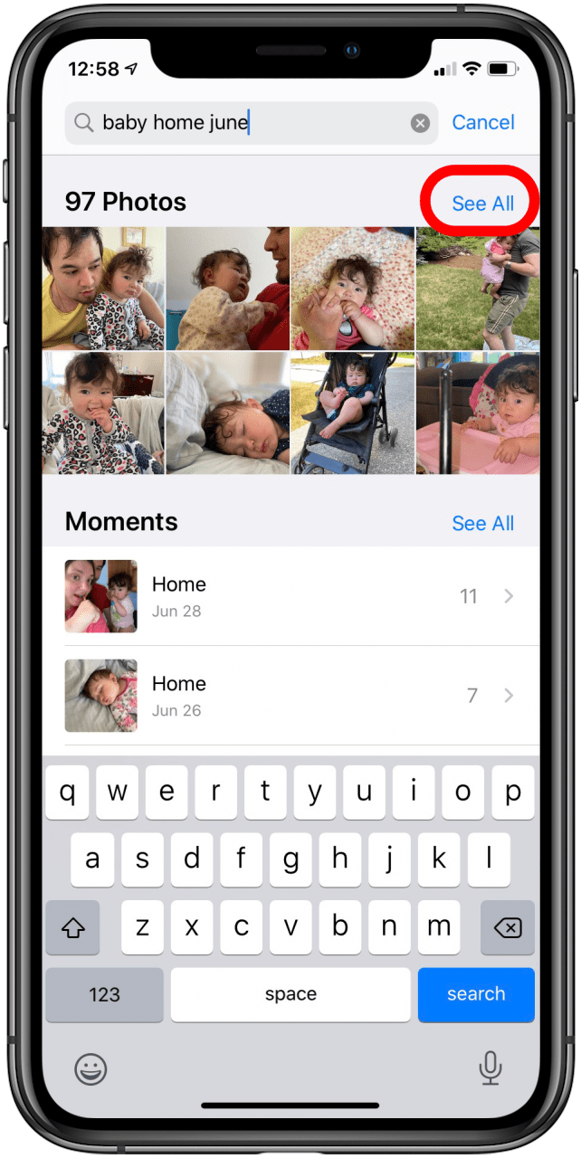 Save your photos quickly on iPhone