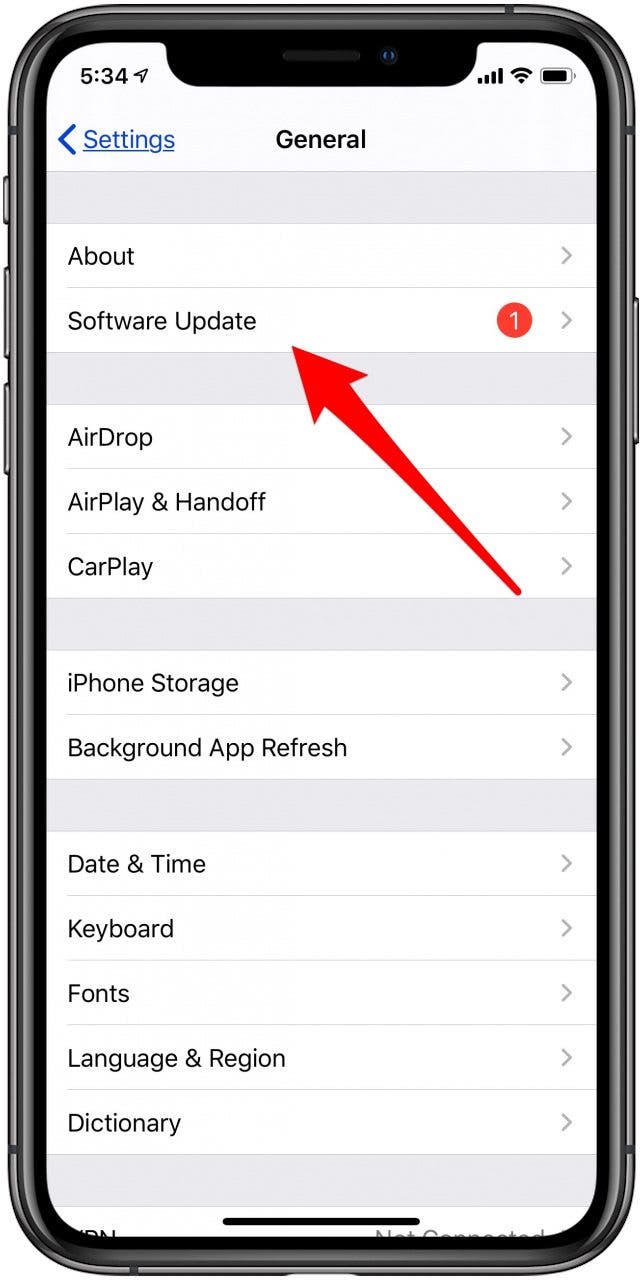 iphone software updates