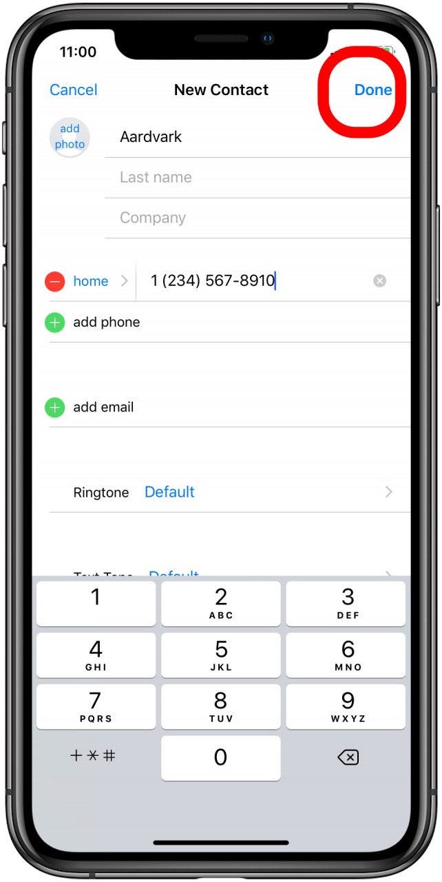 How To Add A Contact To The Contacts App On Your IPhone