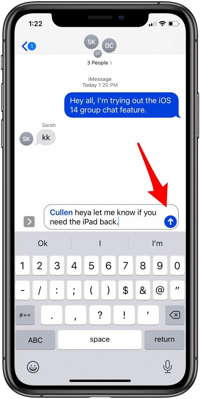 How to Tag Contacts in a Group Chat on Your iPhone (New for iOS 14)