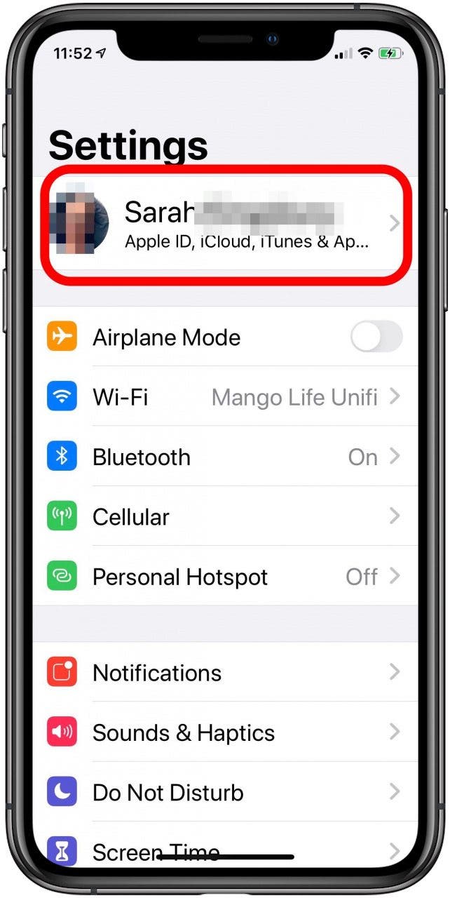 sync iPhone contacts with iCloud 