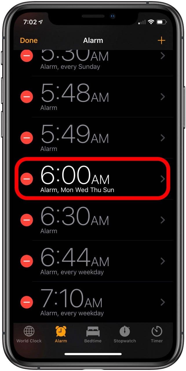 iphone play song as timer alarm