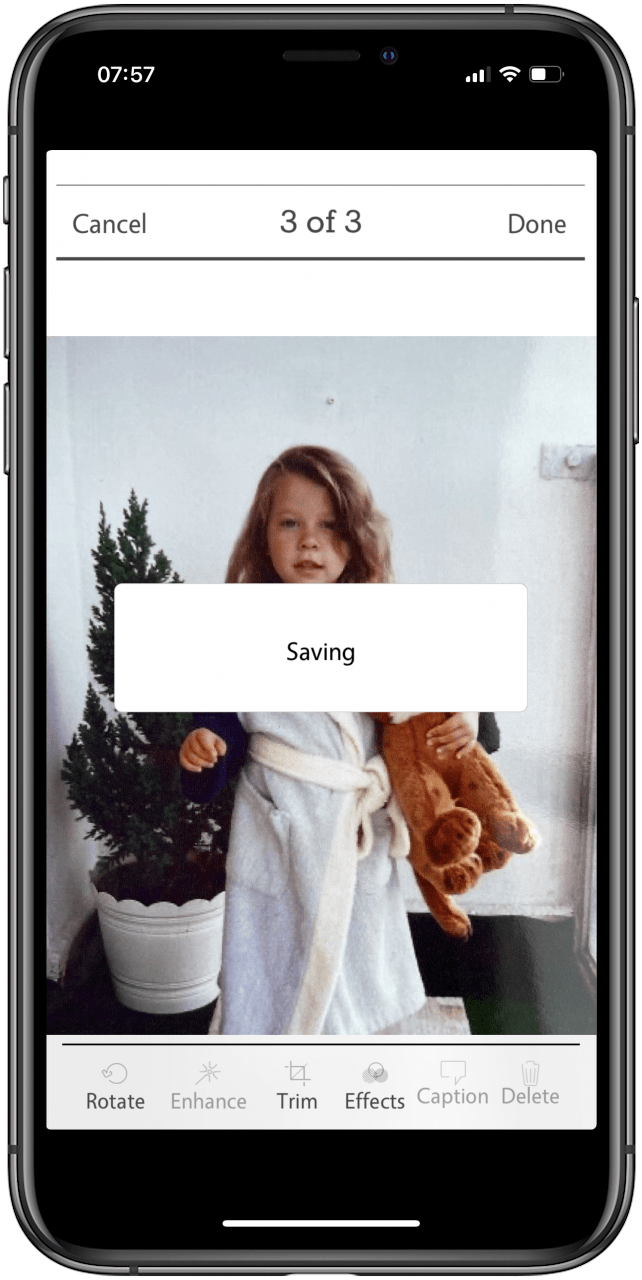 Scanning photos with Pic Scanner