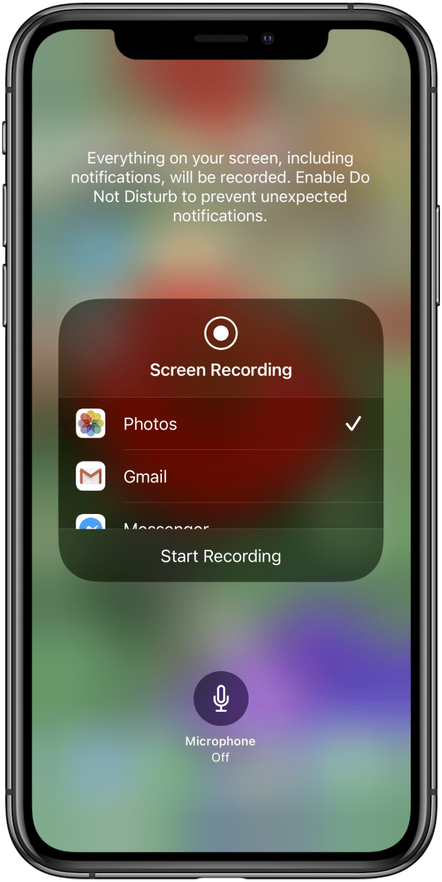 iphone screen recording no sound