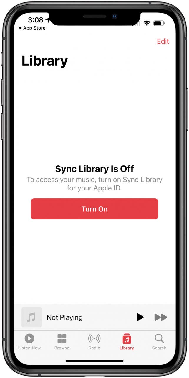 sync apple music library to iphone or ipad