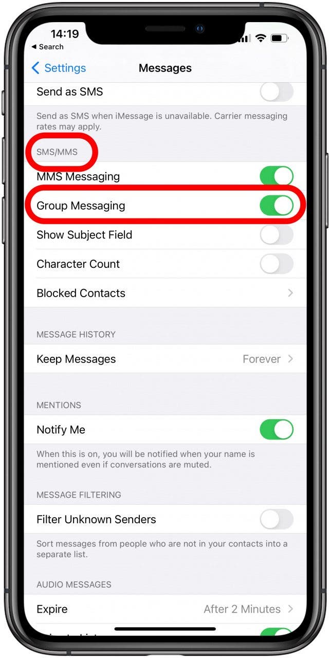 how to create a group chat on iphone 8