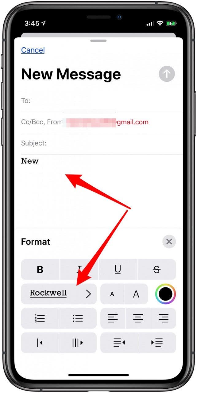 how-to-change-the-iphone-mail-font