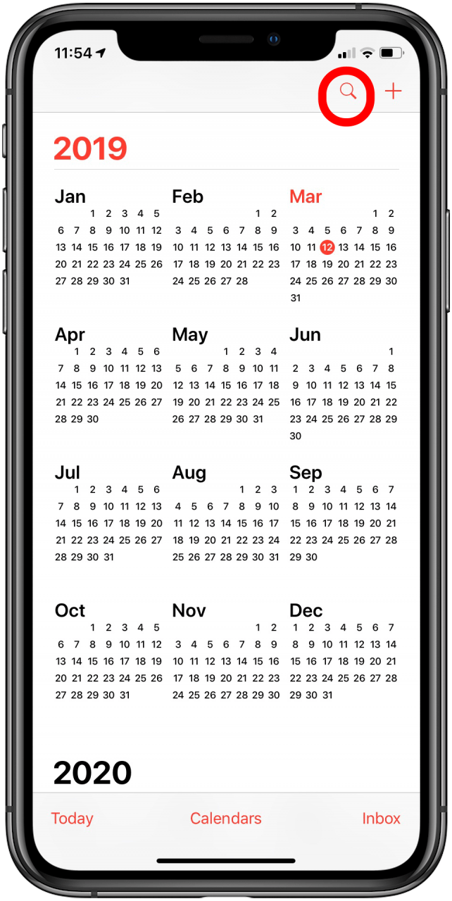 How To Search Events In The Calendar App On Iphone Ipad Updated For Ios 14