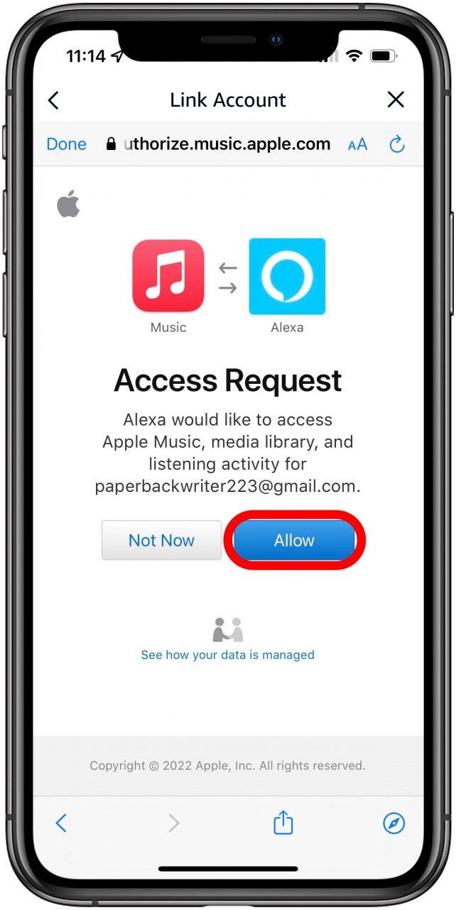 connect apple music to alexa