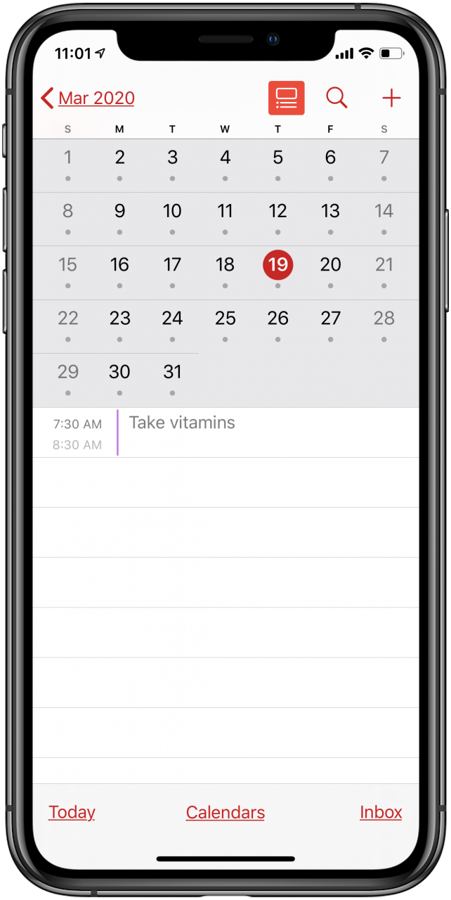 ipad calendar app you can write on