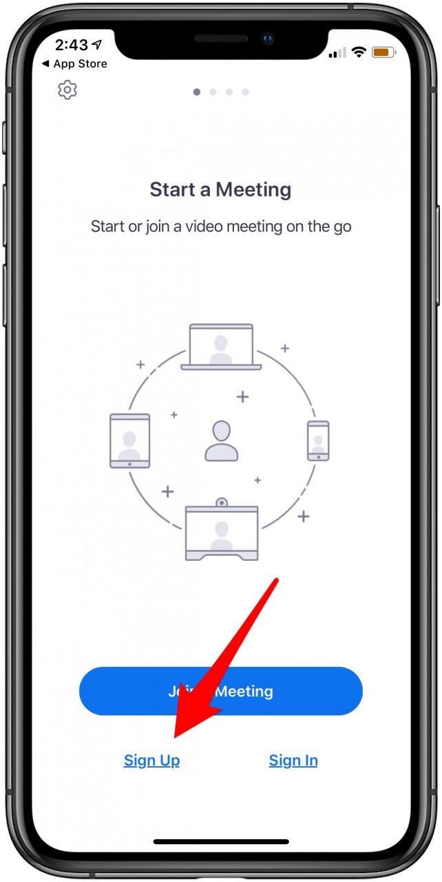 how to set up a zoom meeting on ipad