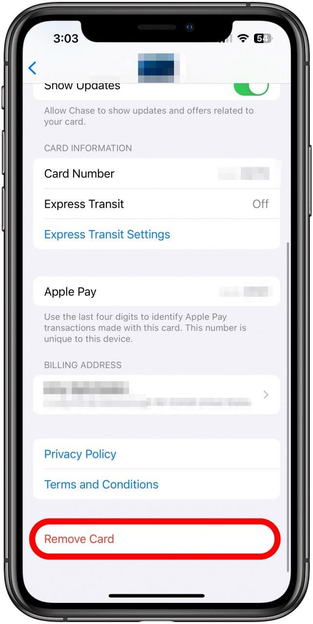 how to delete transactions on apple pay