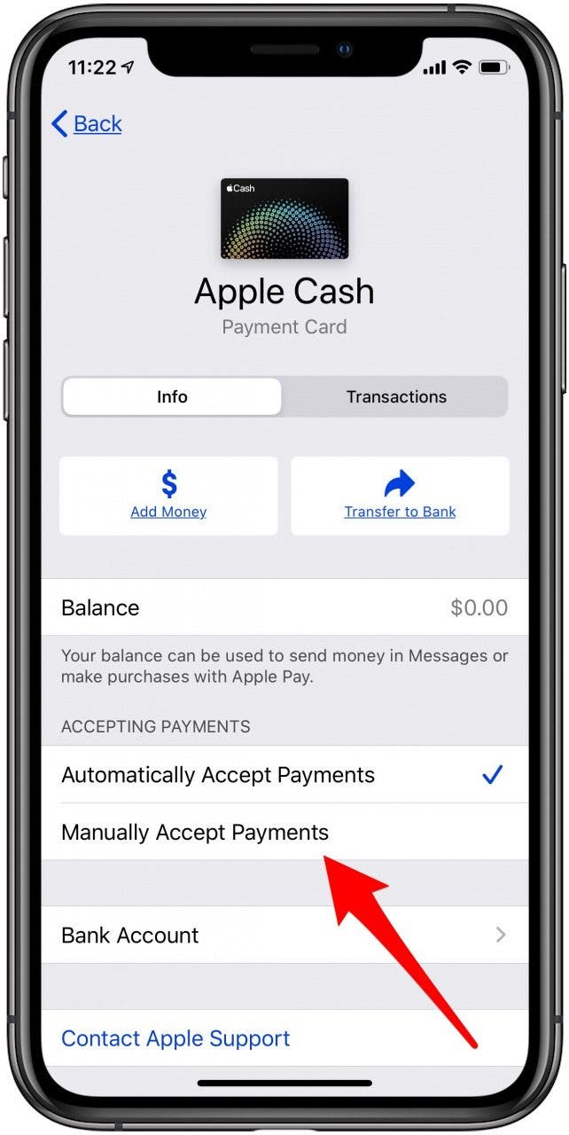 manually accept payments