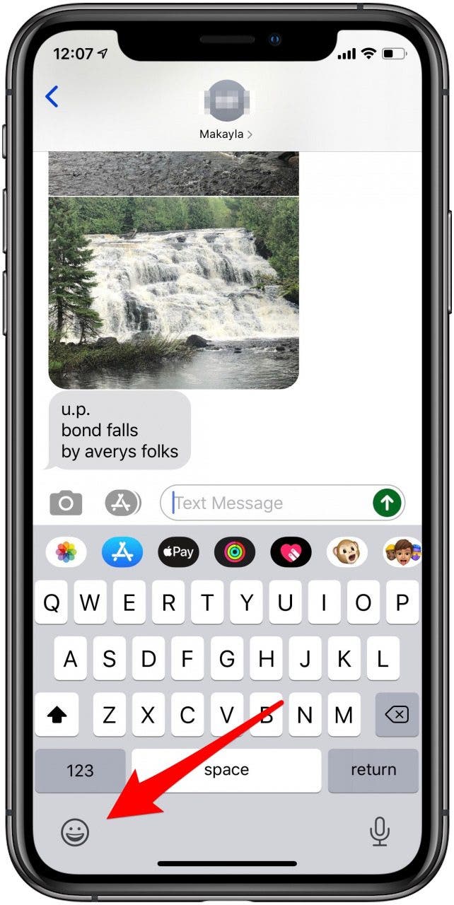 where are my emojis in messages