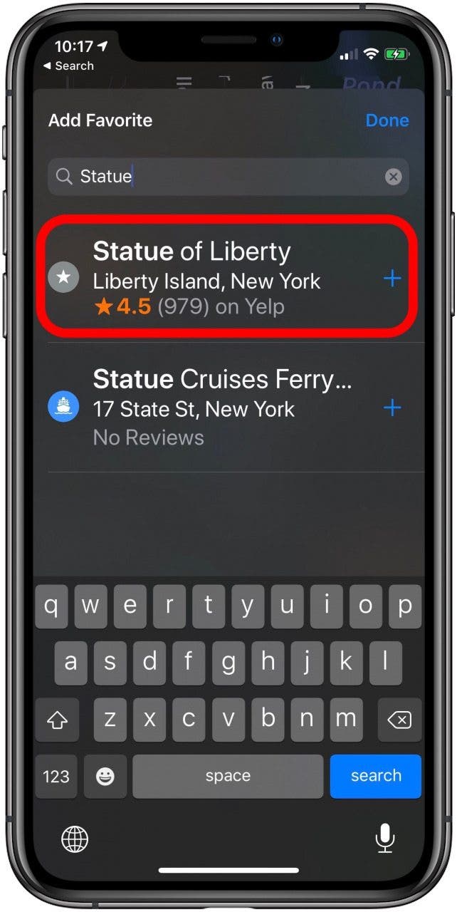 How to Add or Remove Favorite Locations in Apple Maps