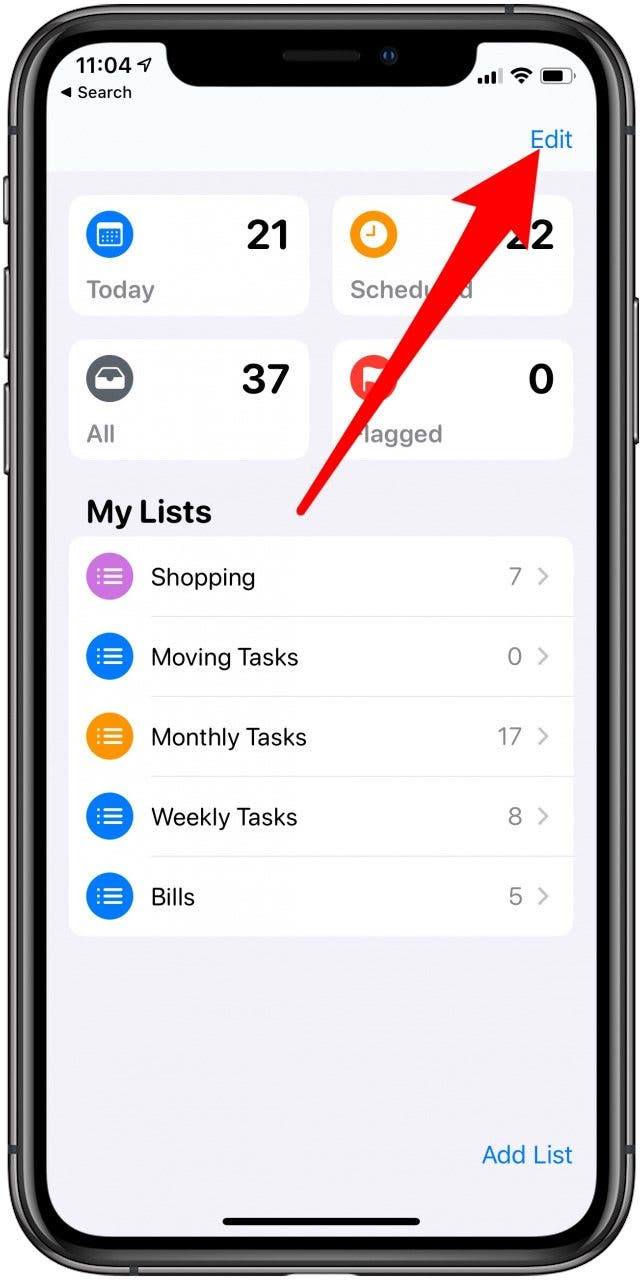 How to Group Related Lists in the Reminders App