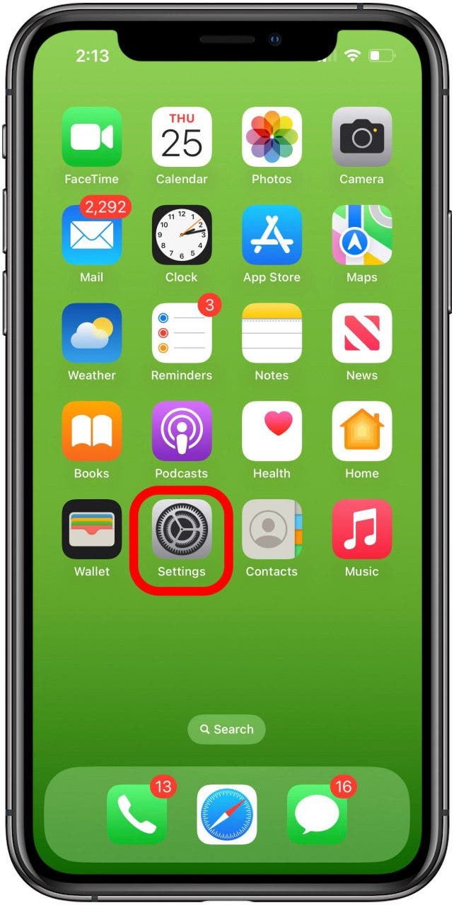 ipad and iphone settings app