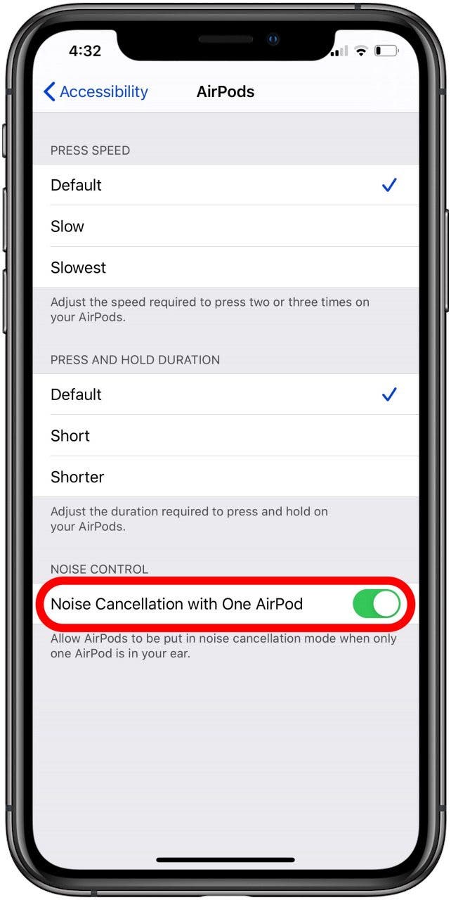 How to Use the Accessibility Menu to Customize Your AirPods Settings