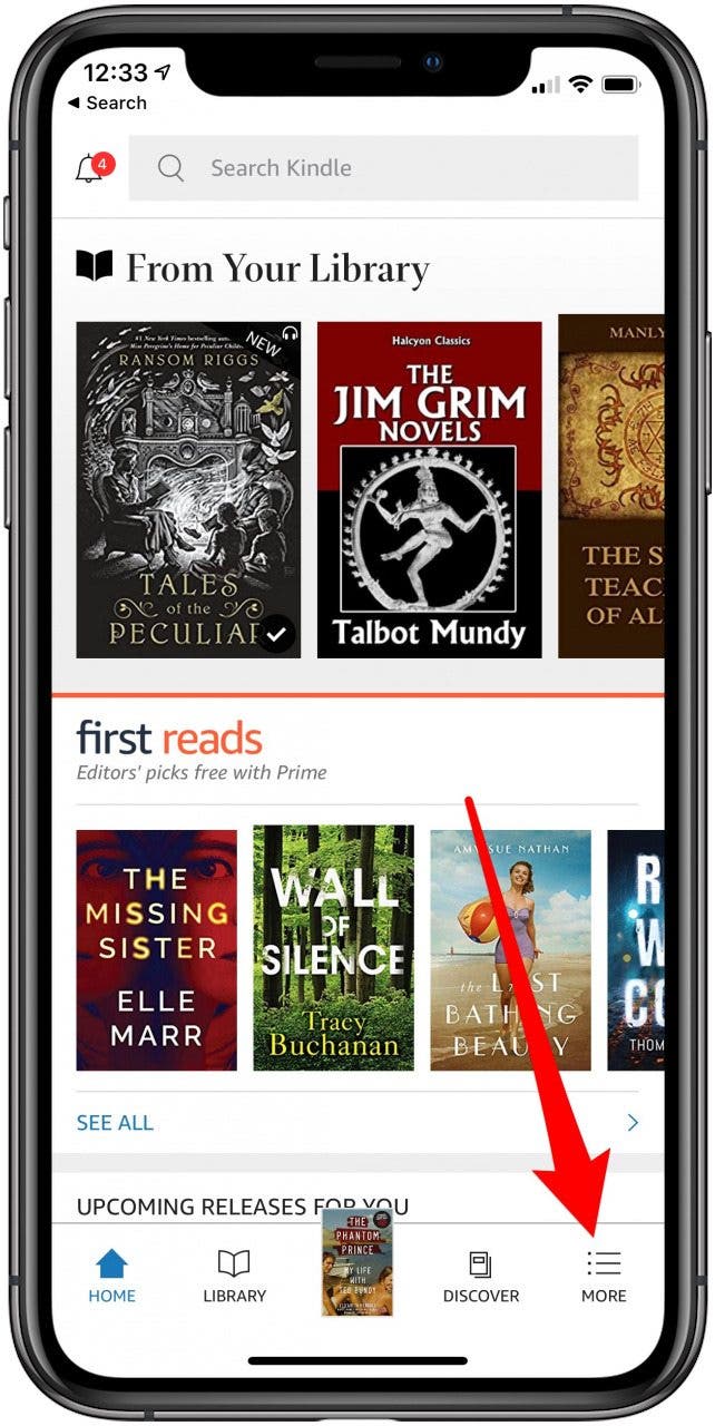 phone kindle app not syncing