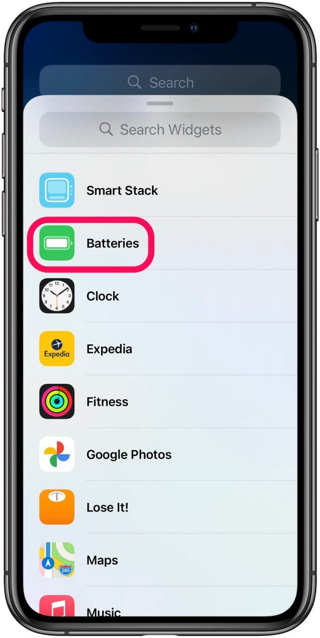 How to Show Battery Percentage in the iPhone Battery Widget