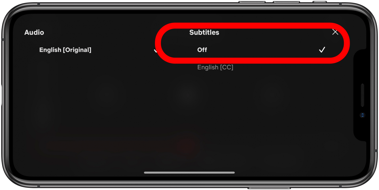 netflix turn off subtitles android