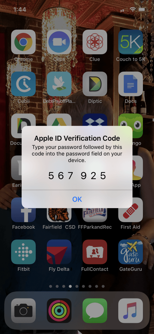 two factor authentication iphone