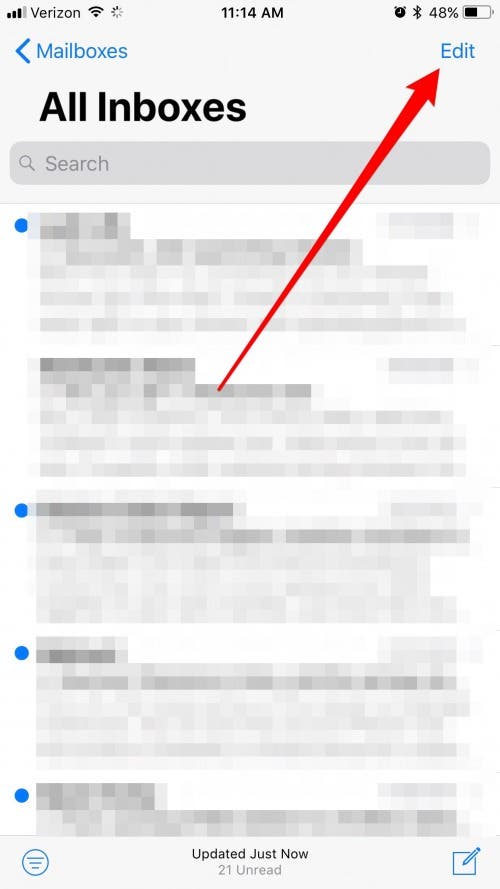 How to Quickly Mark All Emails As Read on iPhone