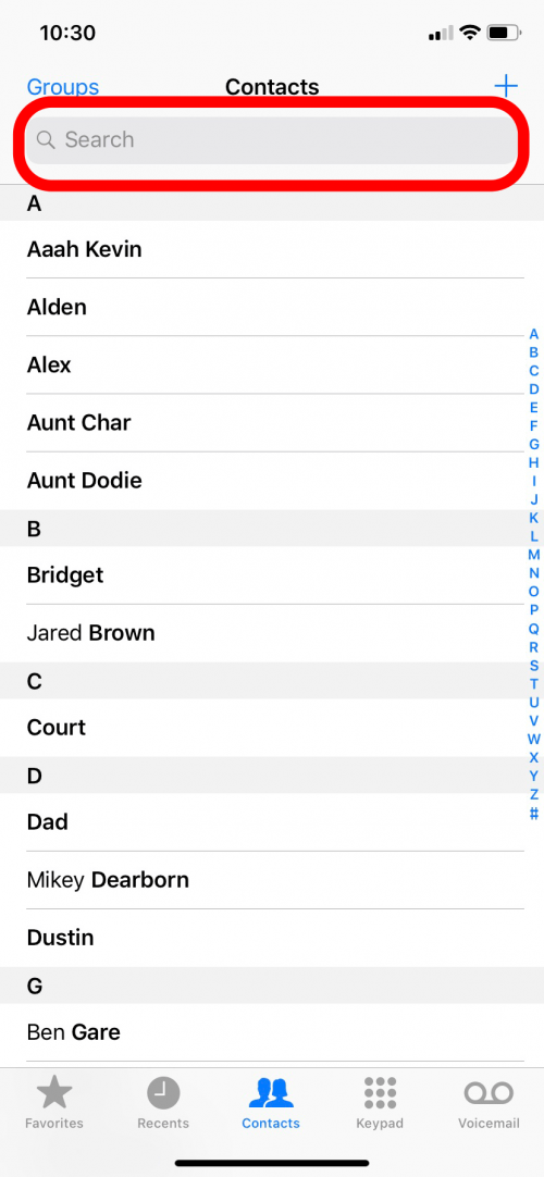 How to Search Contacts on Your iPhone