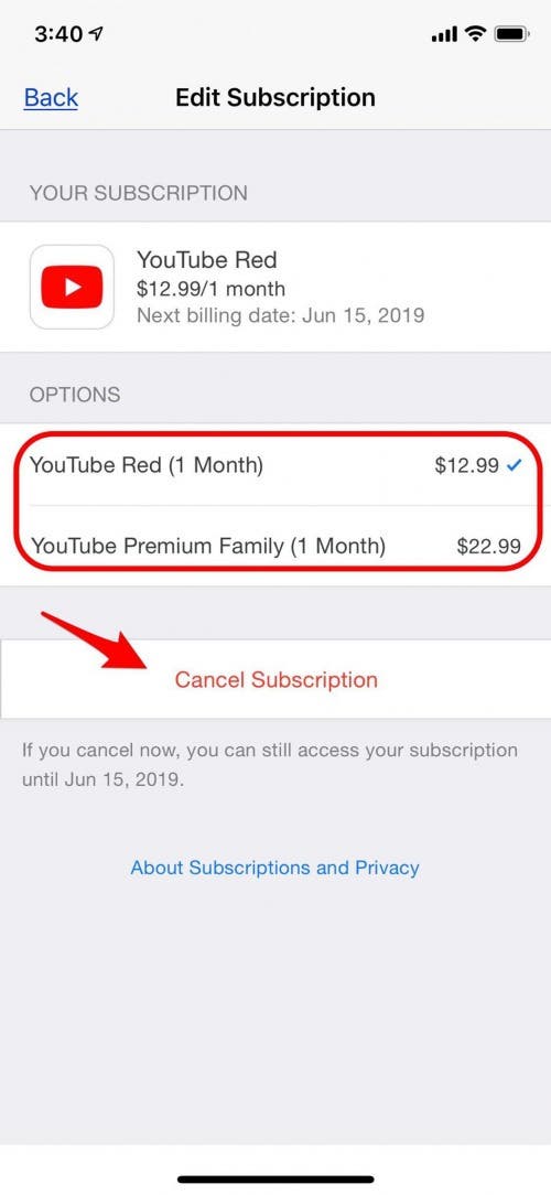 iphone subscriptions