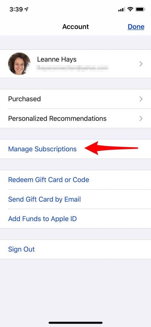 itunes subscriptions