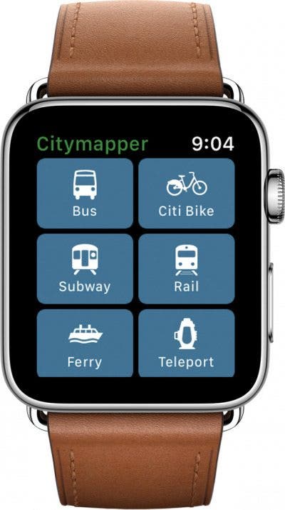 citymapper apple watch