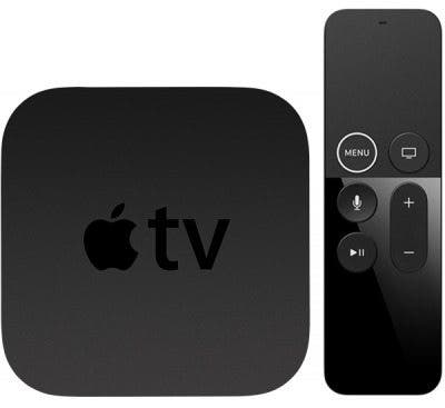 4th Generation/Apple TV HD device and remote