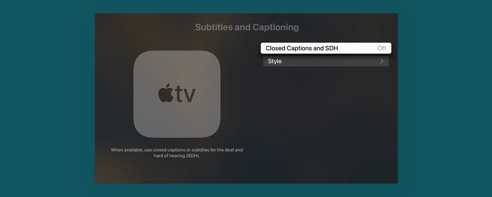 How to Turn On Subtitles on Apple TV www.iphonelife