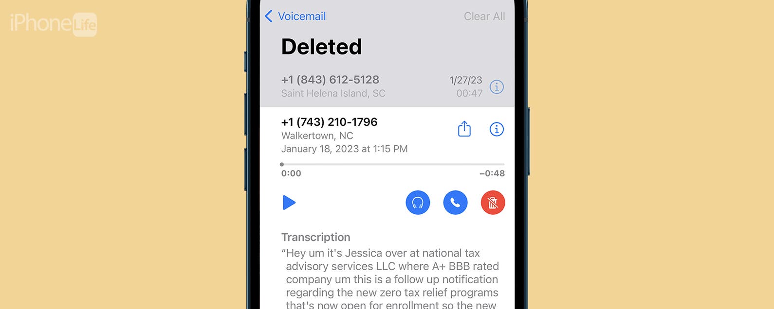 How To Quickly Retrieve Deleted Voicemail On IPhone Www iphonelife